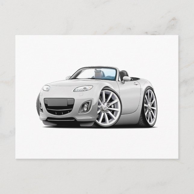 Carte Postale 2009-13 Miata White Car (Devant)