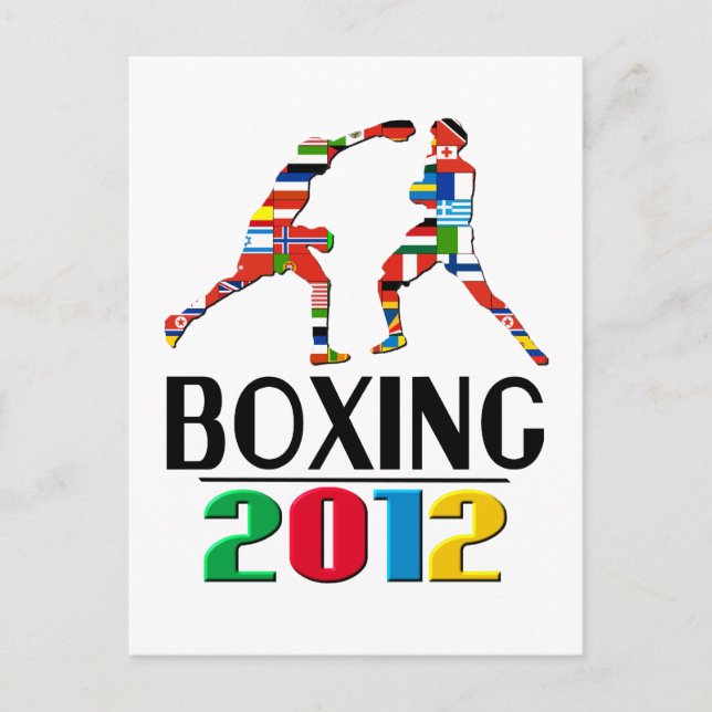 Carte Postale 2012 : Boxe (Devant)