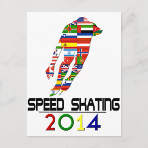 Carte Postale 2014 : Patinage de vitesse