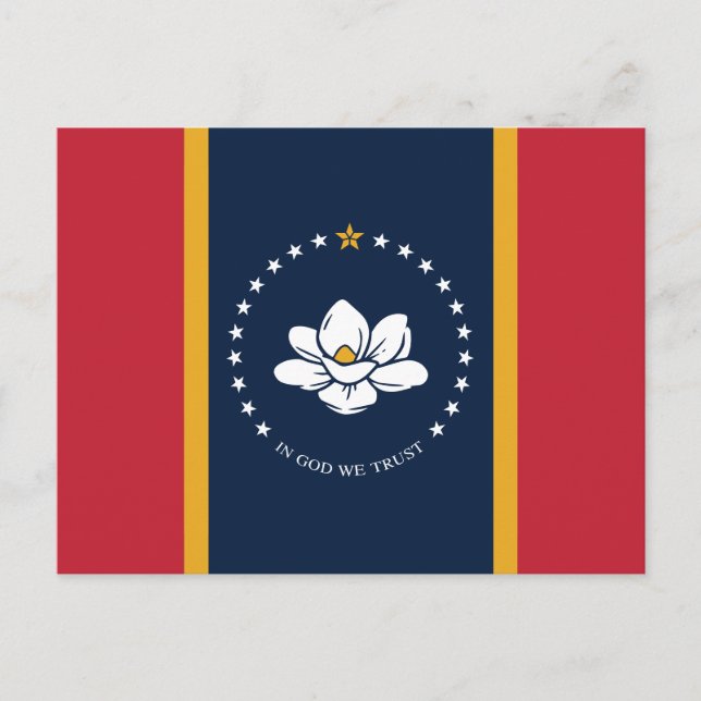 Carte Postale 2020 Nouveau Mississippi En Dieu Nous Faisons Conf (Devant)