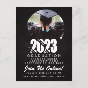 Carte Postale 2023 Graduation Chalk Board Photo