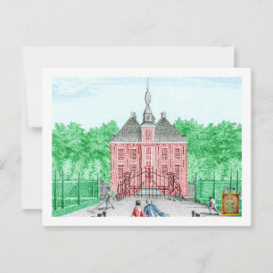 Carte Postale 2025 colorisation 1760 Impression Kasteel De Essen