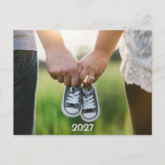 Carte Postale 2027 Photo Pregnancy Expecting Announcement