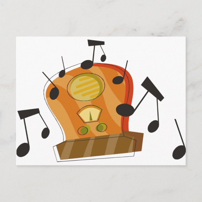 Carte Postale 20 août, Journée nationale de la radio (Devant)