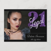 21 et Légal | 21e Anniversaire Faux Paillettes Vio