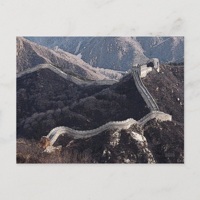 Carte Postale 227 - La Grande Muraille de Chine (Devant)