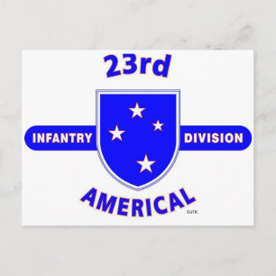 CARTE POSTALE 23E DIVISION D'INFANTERIE PRODUITS "AMÉRICAINS"