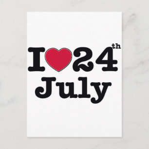 Carte Postale 24 juillet mon anniversaire