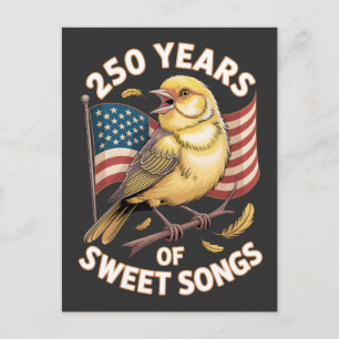 Carte Postale 250 Ans d'Art de Canari de Chansons Douces