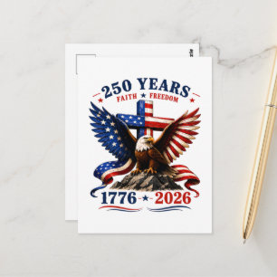 Carte Postale 250 ans de foi et de liberté
