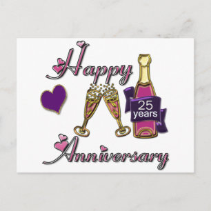 Carte Postale 25ème. Anniversaire