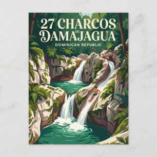 Carte Postale 27 Charcos de Damajagua République dominicaine