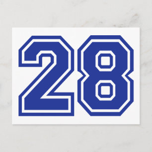 Carte Postale 28 - numéro