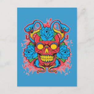 Carte postale 2 serpents