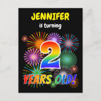 2e anniversaire - Fun Fireworks, Rainbow Look "2"