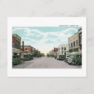 Carte Postale 2e rue, Laramie, Wyoming