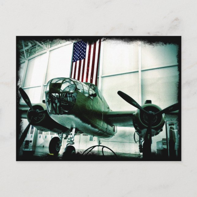 Carte postale 2ème guerre mondiale American Flag P (Devant)