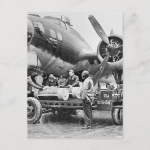 Carte Postale 2ÈME GUERRE MONDIALE Avion et équipage : années 19