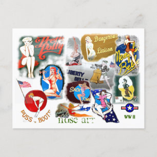 Carte Postale 2ÈME GUERRE MONDIALE Nez Art
