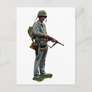 Carte postale 2ème guerre mondiale US Marine
