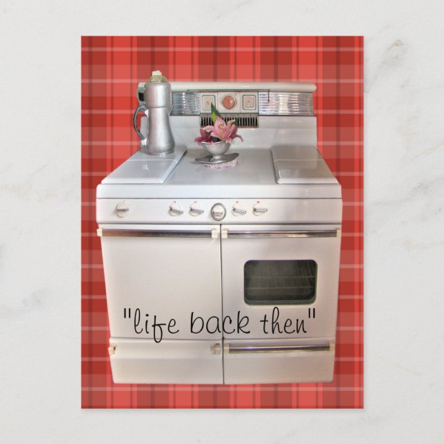 Carte postale 31413 pour cuisinière antique - pers (Devant)