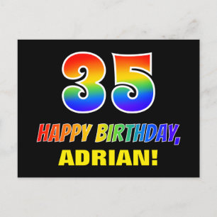 Carte Postale 35e anniversaire : Audacieux, Amusant, Simple, Arc