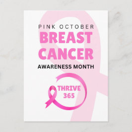 Carte Postale 365 Mois de sensibilisation au cancer du sein 2024