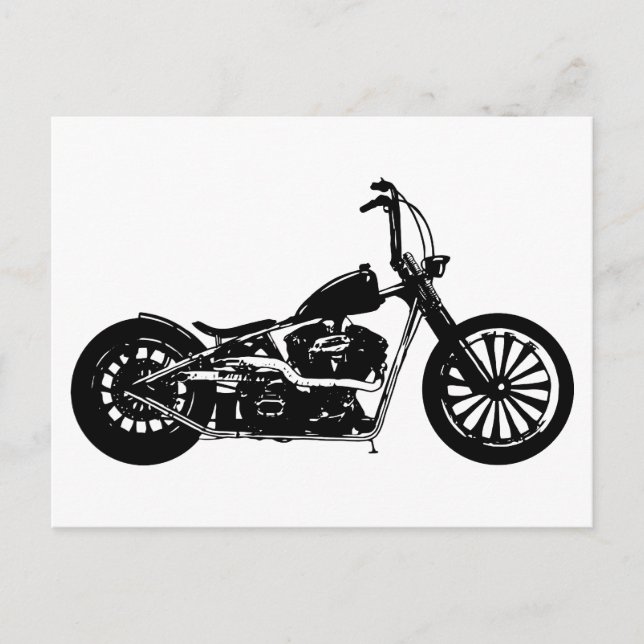 Carte Postale 374 Chopper Bike (Devant)