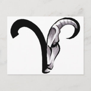 Carte Postale 398ed2e311876f65315abc50c5e40934—aries-ram-tatouag