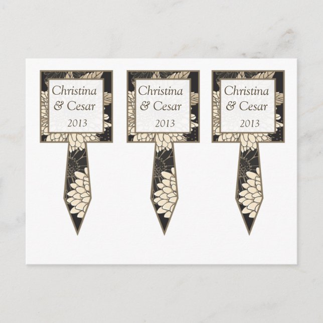 Carte Postale 3 cueillettes de gâteau de la Coupe Black Cream Da (Devant)