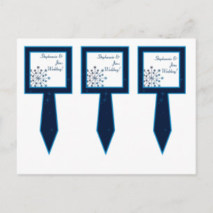 Carte Postale 3 cueillettes de gâteaux bleu étoiles et flocons d