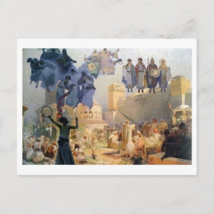Carte Postale #3 L'introduction de la liturgie slave, Mucha