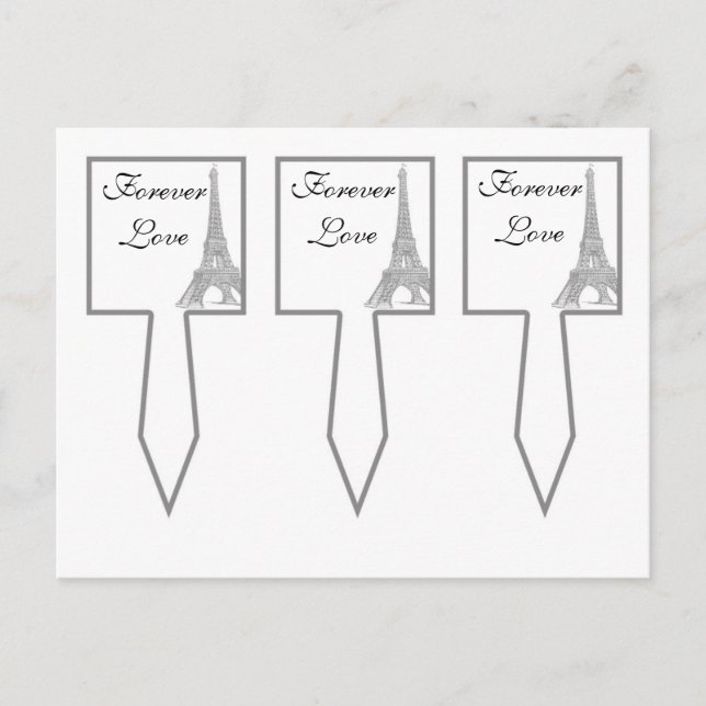 Carte Postale 3 Mariages en Paris Cup Cake Pics (Devant)