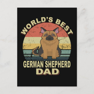 Carte Postale 3 Meilleur Berger Allemand au monde Vintage