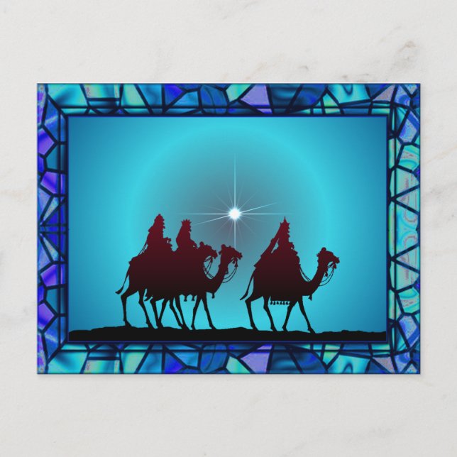 Carte Postale 3 WISEMEN, STAR & BORD par SHARON SHARPE (Devant)