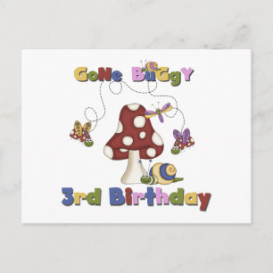 Carte Postale 3ème Bogue T-shirts et cadeaux d'anniversaire