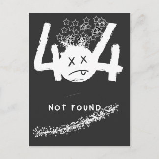CARTE POSTALE 404 AUCUNE CONNEXION