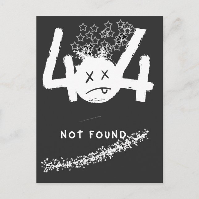 CARTE POSTALE 404 NO CONECTION (Devant)