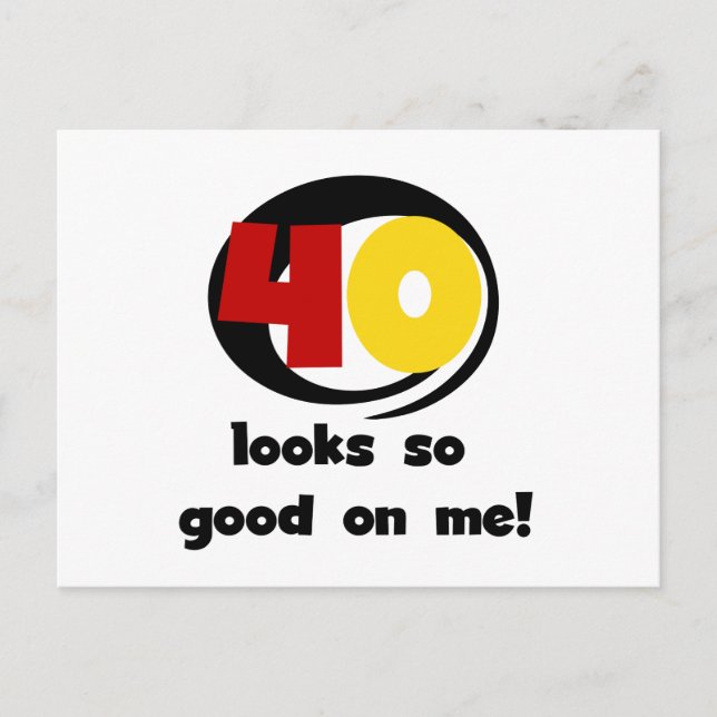 Carte Postale 40 Semblables T-shirts et cadeaux sur moi (Devant)