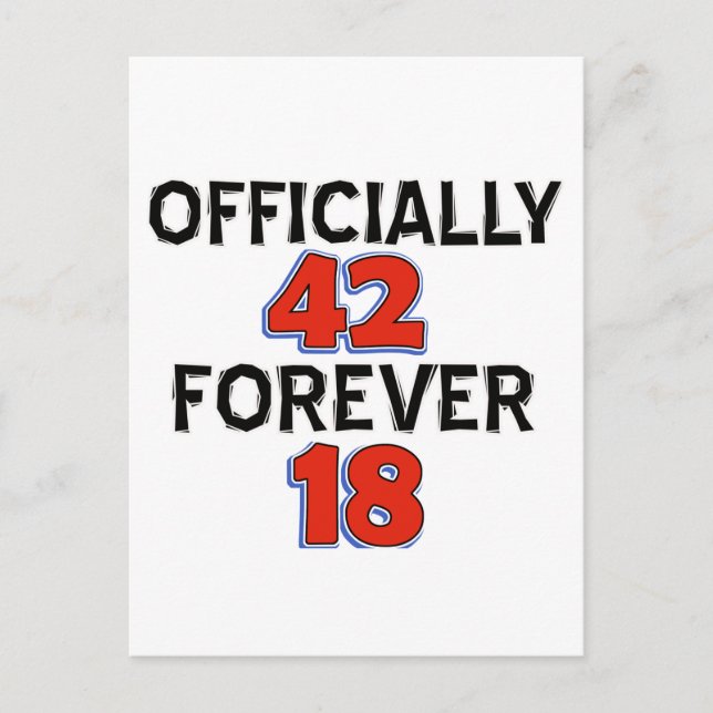 Carte Postale 42e anniversaire (Devant)