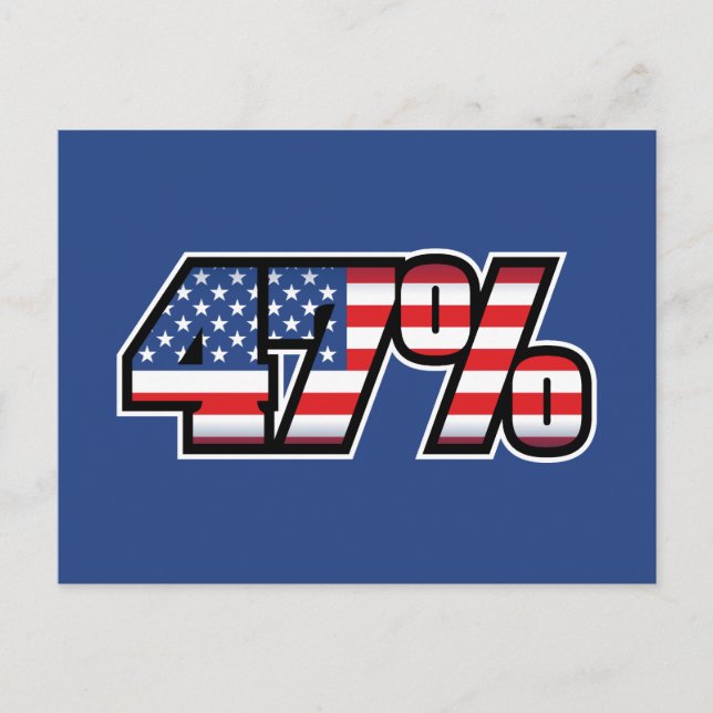 Carte Postale 47 Pour Cent (Devant)