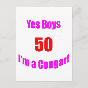 Carte Postale 50 Anniversaire de Cougar