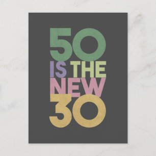 Carte Postale 50 est le nouveau cadeau de 30 - 50e anniversaire 
