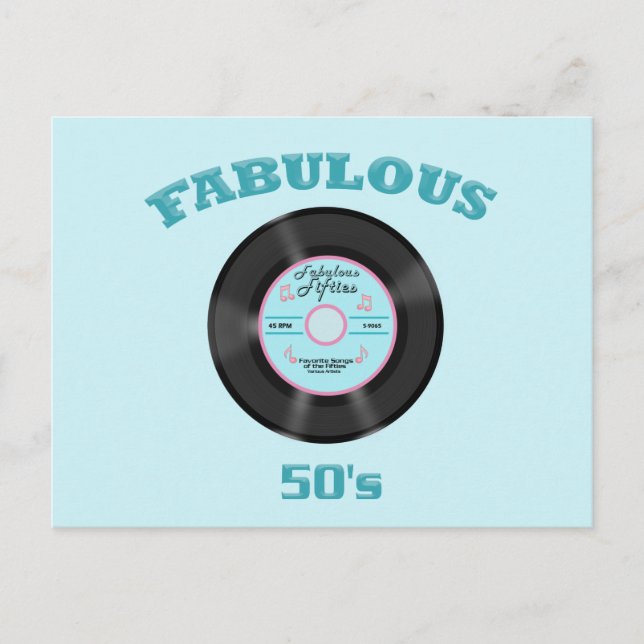 Carte Postale 50 fabuleux (Devant)