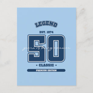 Carte Postale 50e anniversaire est 1974