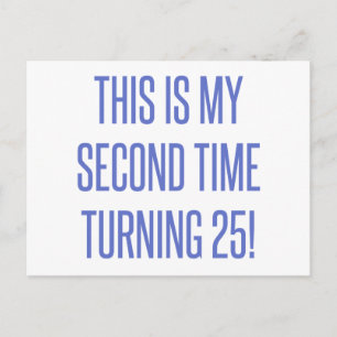 Carte Postale 50e anniversaire Gag cadeau