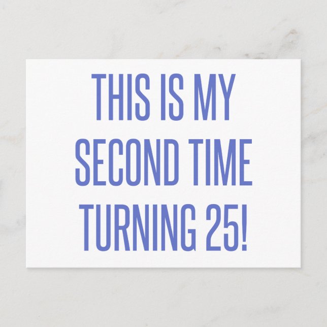 Carte Postale 50e anniversaire Gag cadeau (Devant)