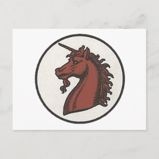Carte Postale 50e division Unicorn
