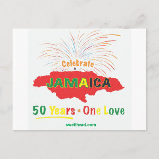 Carte Postale 50ème anniversaire de la Jamaïque par Roxanne/Swel
