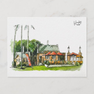 Carte Postale 52 : café du parc Victoria